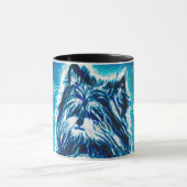 Little Doggy in blue Mok (Midden)