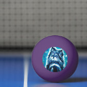 Little Doggy in blue Pingpongbal (Net)