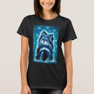 Little Doggy in blue T-shirt