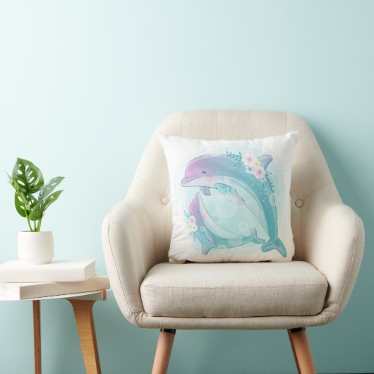 Little Dolphin Cushion Kussen (Stoel)