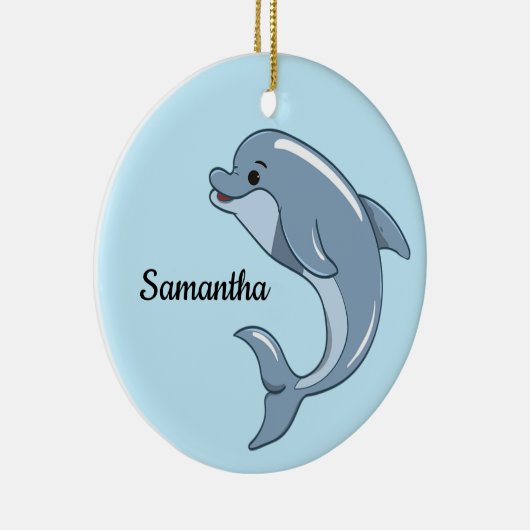 Little Dolphin Design Ornament (Rechts)