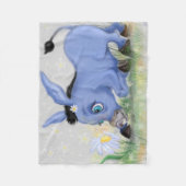 Little Donkey Baby Fleece Blanket (Voorkant)
