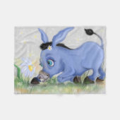 Little Donkey Baby Fleece Blanket Deken (Voorkant (Horizontaal))