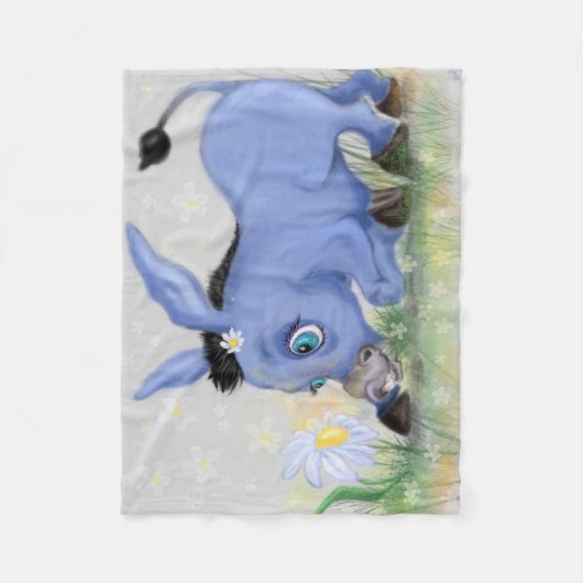 Little Donkey Baby Fleece Blanket Deken (Voorkant)