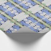 Little Donkey en Daisy - Cute - Cadeaupapier (Hoek)