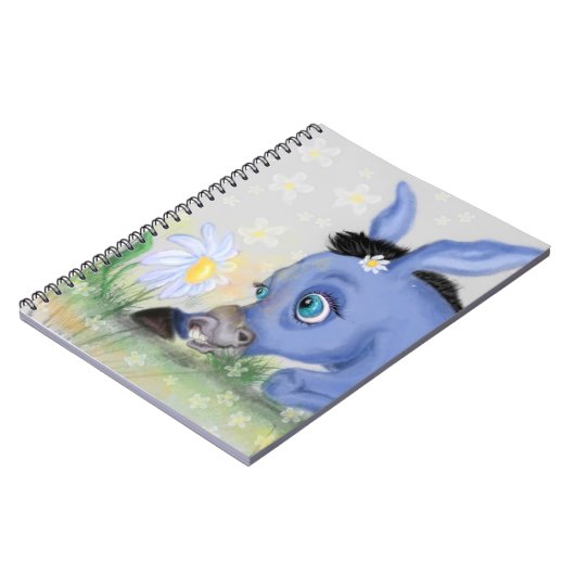 Little Donkey en Daisy - Cute Notitieboek (Linkerzijde)