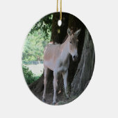 Little Donkey Keramisch Ornament (Rechts)