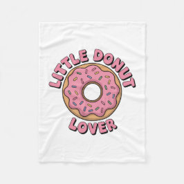 Little Donut Lover | Kinder Rugtas Fleece Deken