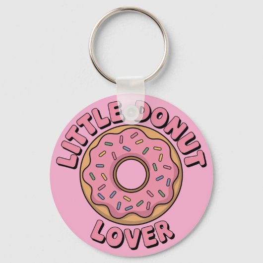 Little Donut Lover | Kinder Rugtas Sleutelhanger (Voorkant)