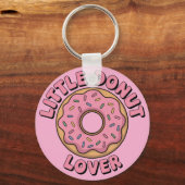 Little Donut Lover | Kinder Rugtas Sleutelhanger (Achterkant)