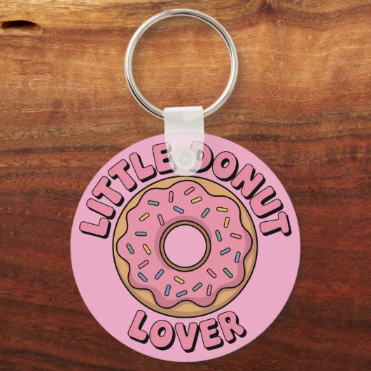 Little Donut Lover | Kinder Rugtas Sleutelhanger (Voorkant)