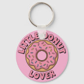 Little Donut Lover | Kinder Rugtas Sleutelhanger (Achterkant)