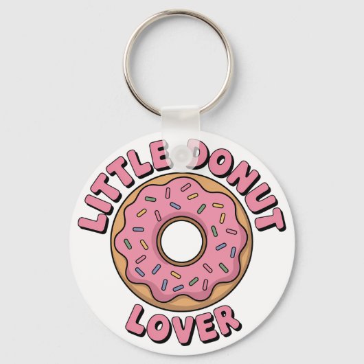 Little Donut Lover | Kinder Rugtas Sleutelhanger (Voorkant)