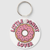 Little Donut Lover | Kinder Rugtas Sleutelhanger (Achterkant)