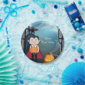 Little Dracula Vampire Halloween Birthday Party Papieren Bordje (Feest)