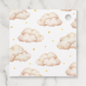 Little Dragon Baby shower Bedankjes Labels (Achterkant)