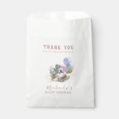 Little Dragon Baby shower Bedankt Bedankzakje (Voorkant)