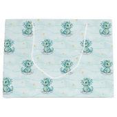 Little Dragon Baby shower Groot Cadeauzakje (Voorkant)