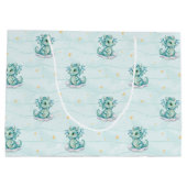 Little Dragon Baby shower Groot Cadeauzakje (Achterkant)