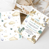 Little Dragon Baby shower Kaart