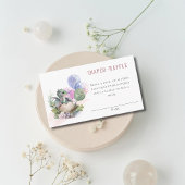 Little Dragon Baby shower Luier Raffle Informatiekaartje