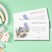 Little Dragon Baby shower Luier Raffle Informatiekaartje