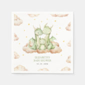 Little Dragon Baby shower Papier servet (Voorkant)
