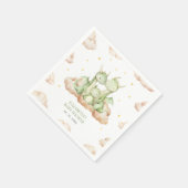 Little Dragon Baby shower Papier servet (Hoek)