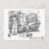 Little Dragon bij Theme Park Briefkaart (Voorkant)