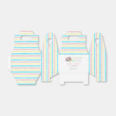 Little Dragon Halfway to One Pink 6 maanden Verjaa Bedankdoosjes (Uitgevouwen)