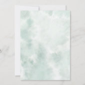 Little Dragon staat op het punt om Baby shower uit Kaart (Achterkant)