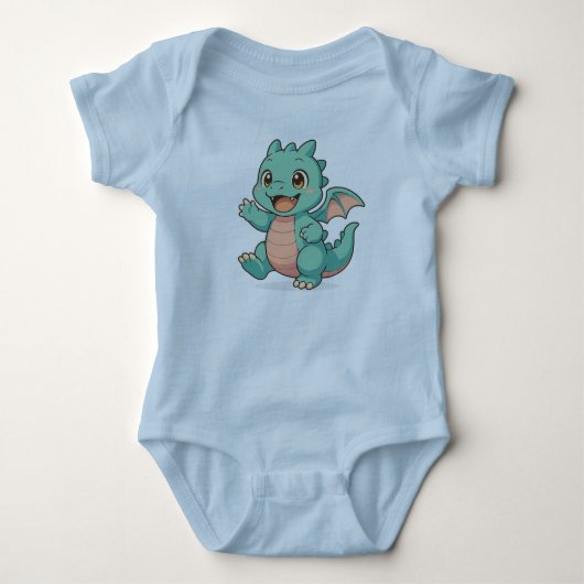 Little Dragon's Charm Baby Body Romper (Voorkant)