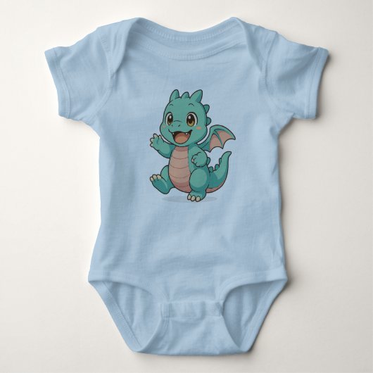 Little Dragon's Charm Baby Bodysuit (Voorkant)