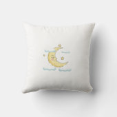 Little Dreamer Sleeping on Moon - Throw pillow Kussen (Achterkant)