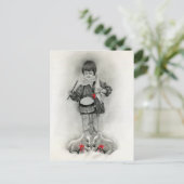 Little Drummer Boy Briefkaart (Staand voorkant)