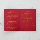 Little Drummer Boy Christmas Kaart (Binnen)