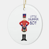 Little Drummer Boy Keramisch Ornament (Links)