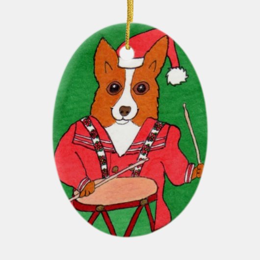 Little Drummer Boy Keramisch Ornament (Voorkant)