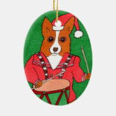 Little Drummer Boy Keramisch Ornament (Achterkant)