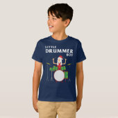 Little Drummer Boy kerstT-shirt T-shirt (Voorkant volledig)