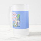 Little Drummer Boy Lyrics op T shirten en Gifts Matglas Bierpul (Voorkant links)