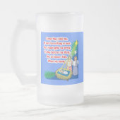 Little Drummer Boy Lyrics op T shirten en Gifts Matglas Bierpul (Links)