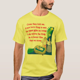 Little Drummer Boy Lyrics op T shirten en Gifts T-shirt