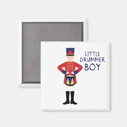 Little Drummer Boy Magneet (Voorkant / Achterkant)