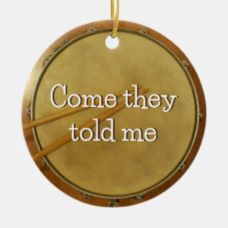 Little Drummer Snare Drum Keramisch Ornament