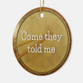 Little Drummer Snare Drum Keramisch Ornament (Links)