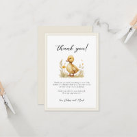 Little Duck Baby shower Boeken voor Baby Kaart