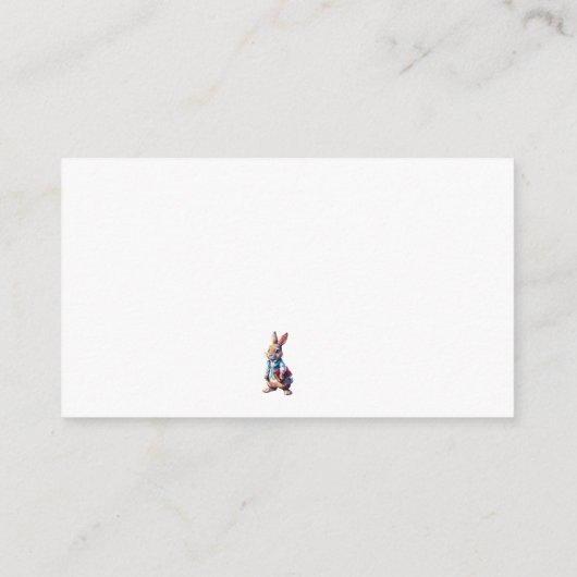 little duck Baby Shower Diaper Raffle Informatiekaartje (Achterkant)