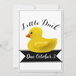 Little Duck Baby shower Invitation Kaart