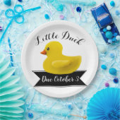 Little Duck Baby shower Invitation Papieren Bordje (Feest)